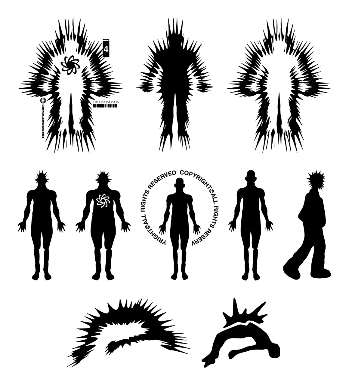 Hvnter 279个赛博朋克未来机能抽象艺术图标UI矢量插画设计套件 CYBER ICON BUNDLE 图片素材 第12张-素材湾丨精选海外优质设计素材资源 Hvnter 279个赛博朋克未来机能抽象艺术图标UI矢量插画设计套件 CYBER ICON BUNDLE 图片素材 sucaiwan.com