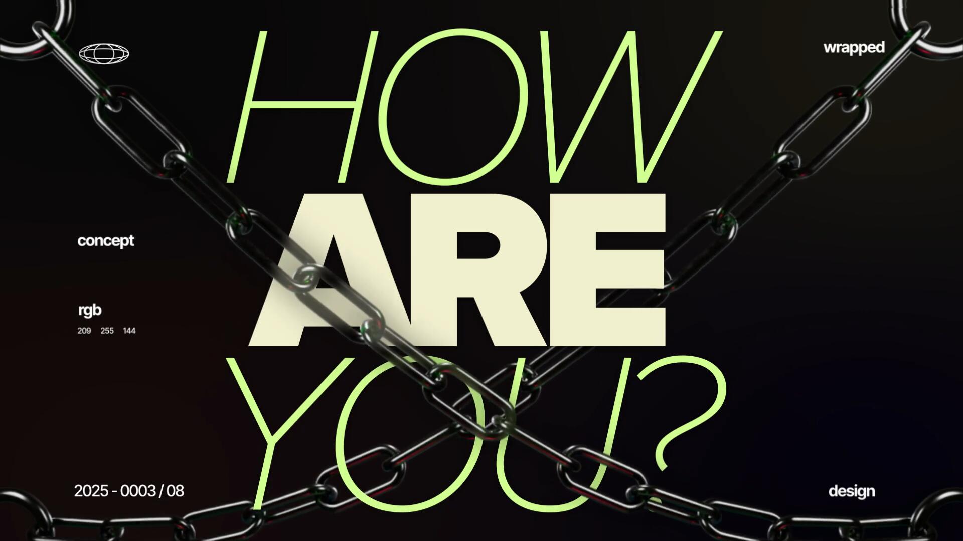 AE模板：大胆创意抽象美学3D动态前卫玻璃极简排版元素模板 , sucaiwan.com