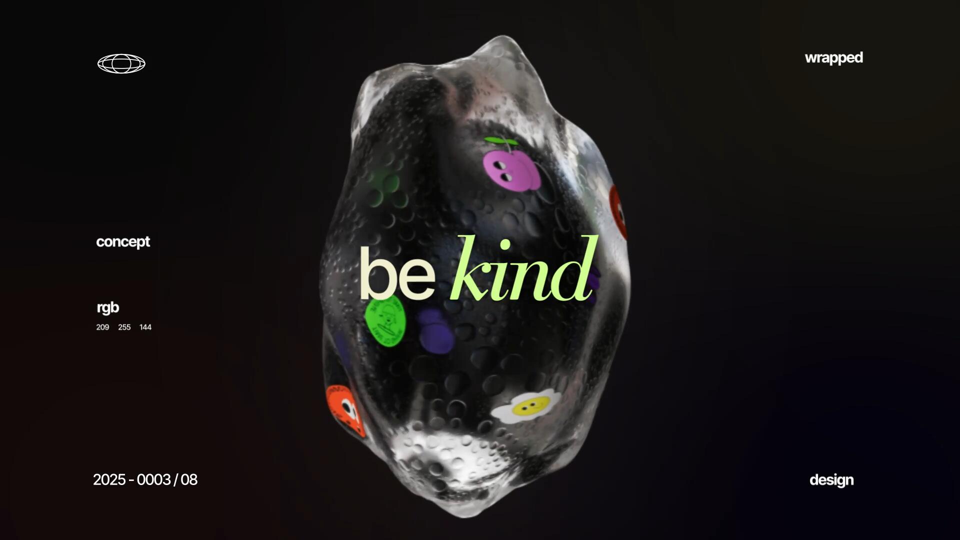 AE模板：大胆创意抽象美学3D动态前卫玻璃极简排版元素模板 , sucaiwan.com