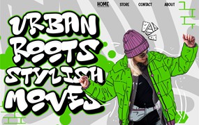 英文字体:复古Y2K街头涂鸦气泡圆形海报杂志标题设计街头服饰社交媒体装饰字体