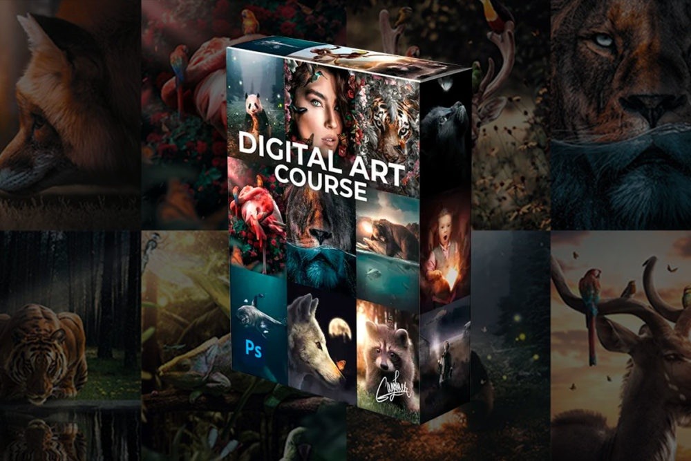 大师课程 摄影大神Zenja Gammer出品野生动物人物肖像合成精修图PS视频教程 Zenja Gammer – Photoshop Digital Art Bundle 设计教程 第1张-素材湾丨精选海外优质设计素材资源 大师课程 摄影大神Zenja Gammer出品野生动物人物肖像合成精修图PS视频教程 Zenja Gammer – Photoshop Digital Art Bundle 设计教程 sucaiwan.com