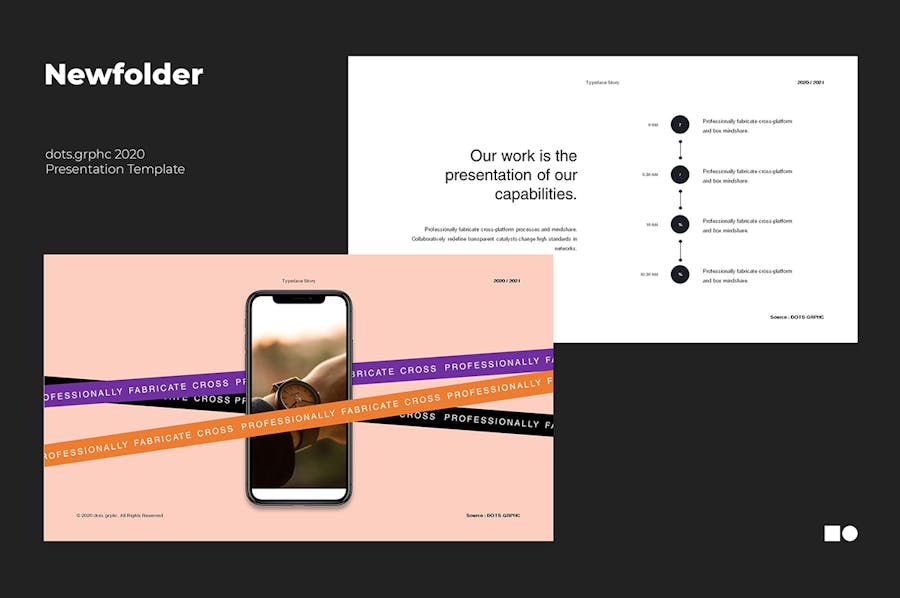 优雅极简品牌营销策划演示文稿设计模版 New Folder – Presentation Templates 幻灯图表 sucaiwan.com