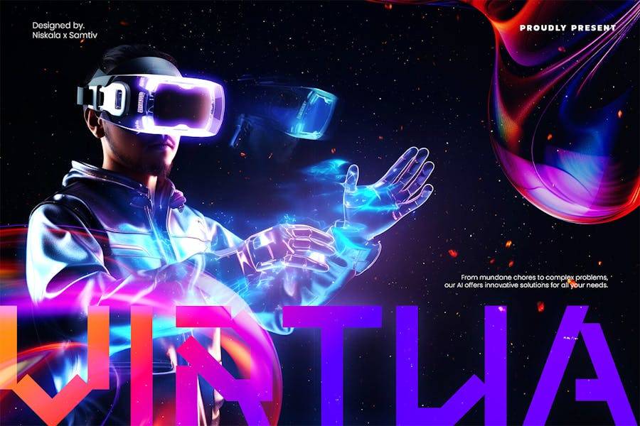 未来科幻海报包装徽标设计无衬线英文字体安装包 Monre – A Futuristic Display Typeface 设计素材 sucaiwan.com