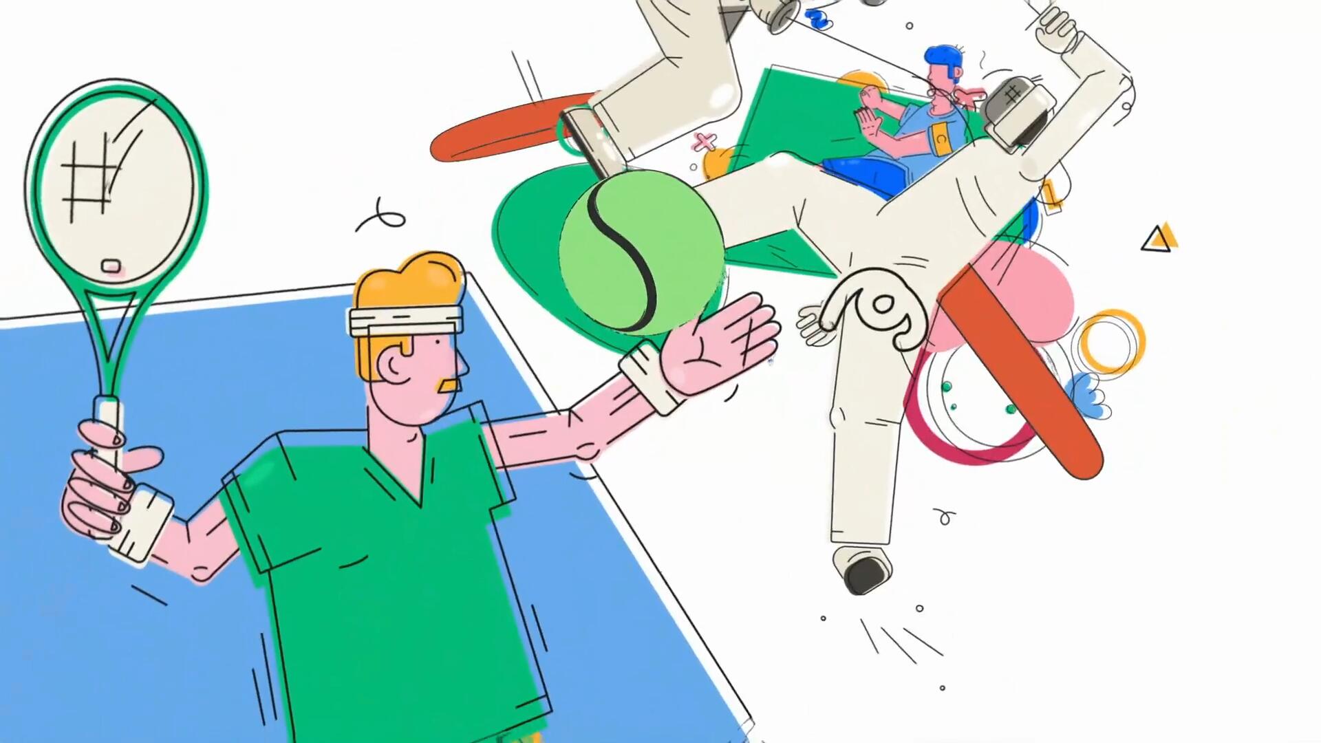 AE模板:奥运会趣味创意体育运动比赛矢量风格卡通短片开场片头 , 第1张-素材湾丨精选海外优质设计素材资源 AE模板:奥运会趣味创意体育运动比赛矢量风格卡通短片开场片头 , sucaiwan.com