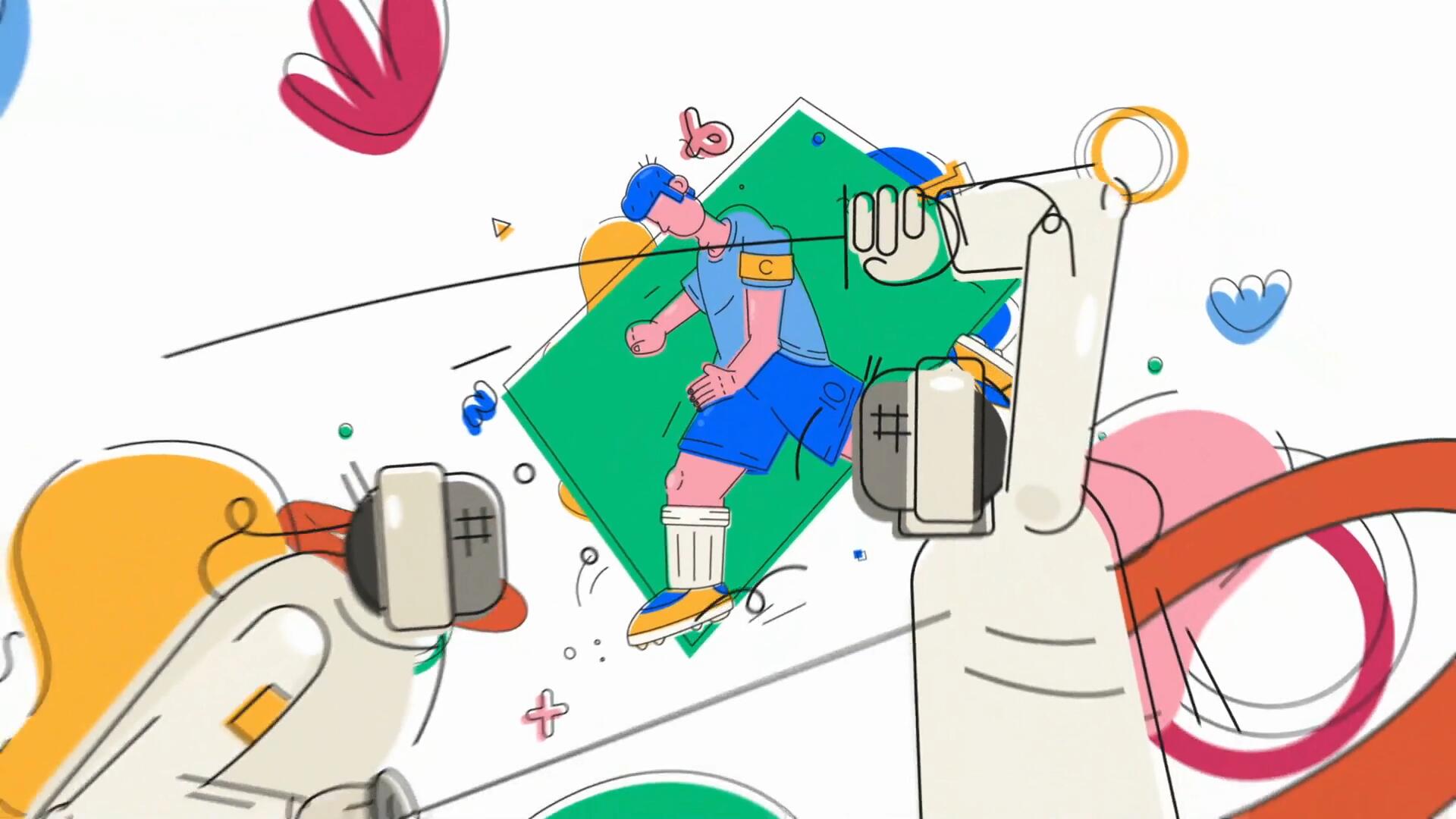 AE模板:奥运会趣味创意体育运动比赛矢量风格卡通短片开场片头 , 第2张-素材湾丨精选海外优质设计素材资源 AE模板:奥运会趣味创意体育运动比赛矢量风格卡通短片开场片头 , sucaiwan.com