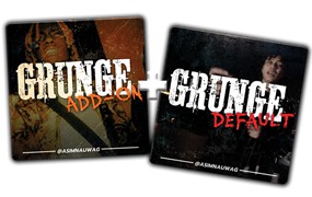 嘻哈说唱美学镜头失真粗糙效果发光摇晃迷幻爆炸MV效果AE预设 ULTIMATE GRUNGE FX BUNDLE