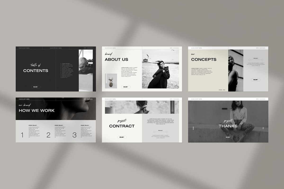 PPT模板:极简优雅艺术品牌提案幻灯片PPT模板PPTX-Brand Proposal Template , 第4张-素材湾丨精选海外优质设计素材资源 PPT模板:极简优雅艺术品牌提案幻灯片PPT模板PPTX-Brand Proposal Template , sucaiwan.com