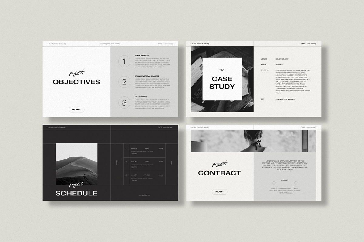 PPT模板:极简优雅艺术品牌提案幻灯片PPT模板PPTX-Brand Proposal Template , 第5张-素材湾丨精选海外优质设计素材资源 PPT模板:极简优雅艺术品牌提案幻灯片PPT模板PPTX-Brand Proposal Template , sucaiwan.com