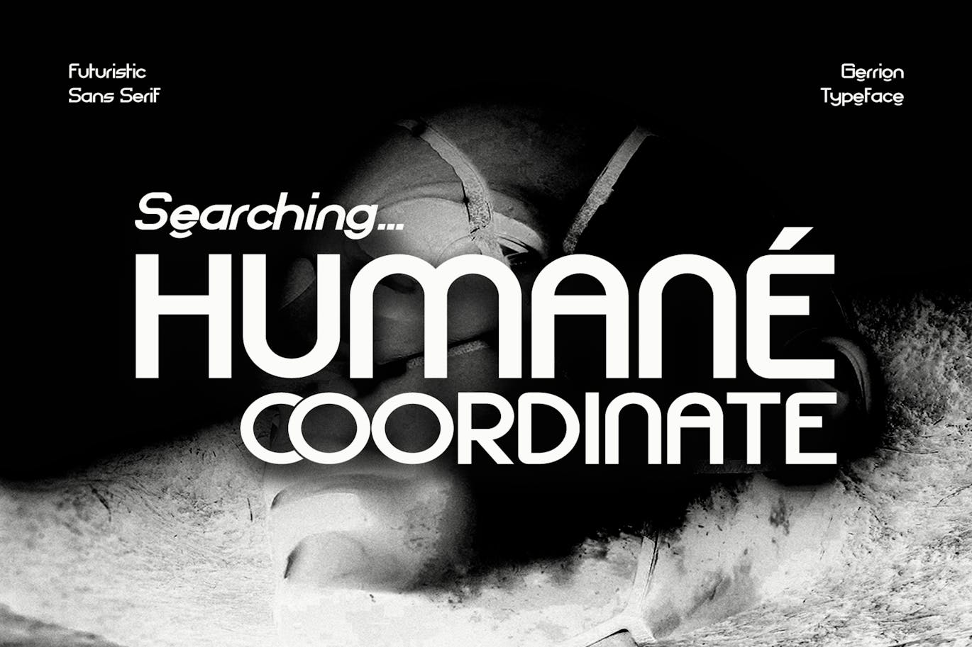未来科幻几何图形品牌网站徽标设计无衬线英文字体安装包 Gerrion – Futuristic Techno Sans 设计素材 sucaiwan.com