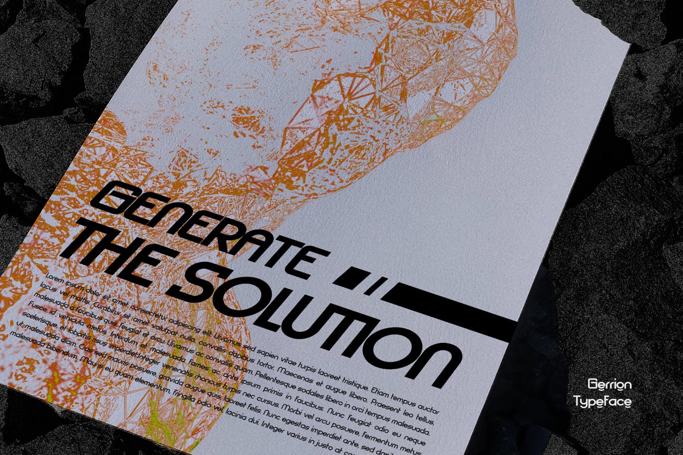 未来科幻几何图形品牌网站徽标设计无衬线英文字体安装包 Gerrion – Futuristic Techno Sans 设计素材 sucaiwan.com