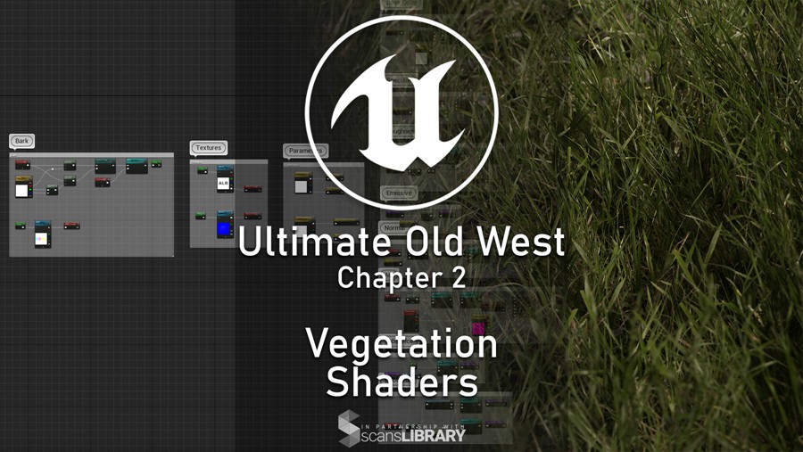 西部植物树木自然环境场景模型制作渲染全套UE5综合教程 中文字幕 Unreal Complete Scene – Old West Environment 样机素材 第2张-素材湾丨精选海外优质设计素材资源 西部植物树木自然环境场景模型制作渲染全套UE5综合教程 中文字幕 Unreal Complete Scene – Old West Environment 样机素材 sucaiwan.com