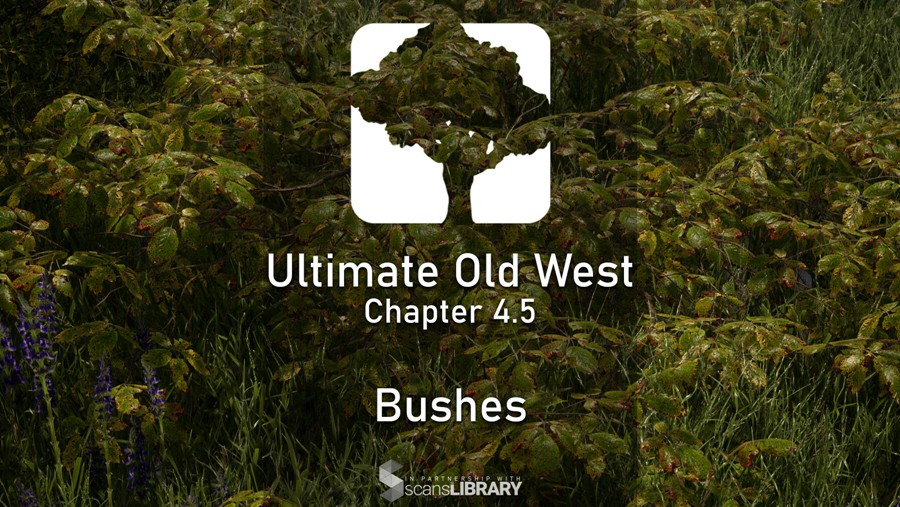 西部植物树木自然环境场景模型制作渲染全套UE5综合教程 中文字幕 Unreal Complete Scene – Old West Environment 样机素材 第11张-素材湾丨精选海外优质设计素材资源 西部植物树木自然环境场景模型制作渲染全套UE5综合教程 中文字幕 Unreal Complete Scene – Old West Environment 样机素材 sucaiwan.com