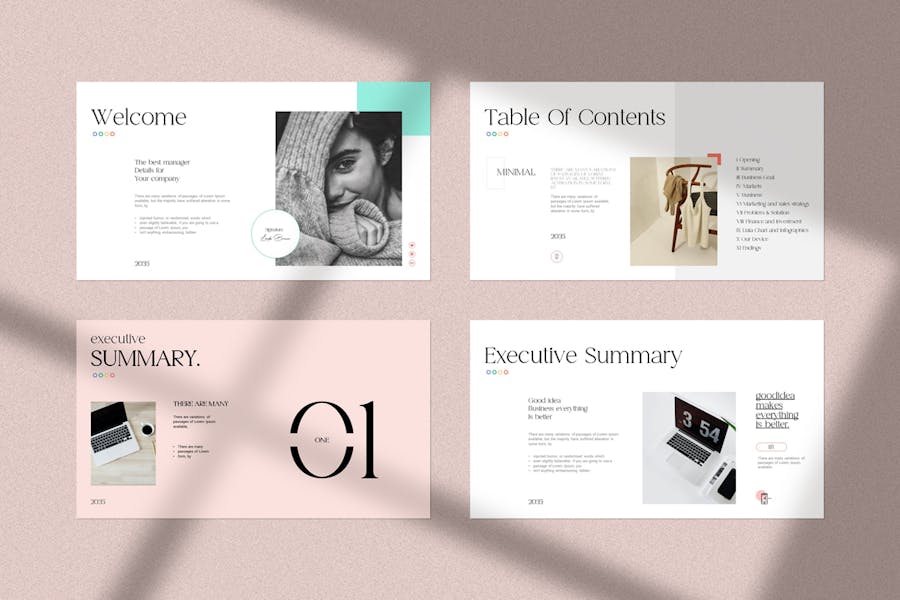 时尚企业营销策划演示文稿设计ppt模板 Business Plan PowerPoint Presentation 幻灯图表 sucaiwan.com