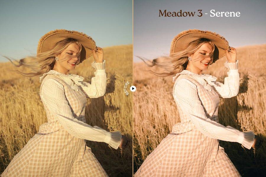 优雅暖色调婚礼电影户外摄影照片调色lightroom预设 Meadow Lightroom Presets 插件预设 第2张-素材湾丨精选海外优质设计素材资源 优雅暖色调婚礼电影户外摄影照片调色lightroom预设 Meadow Lightroom Presets 插件预设 sucaiwan.com