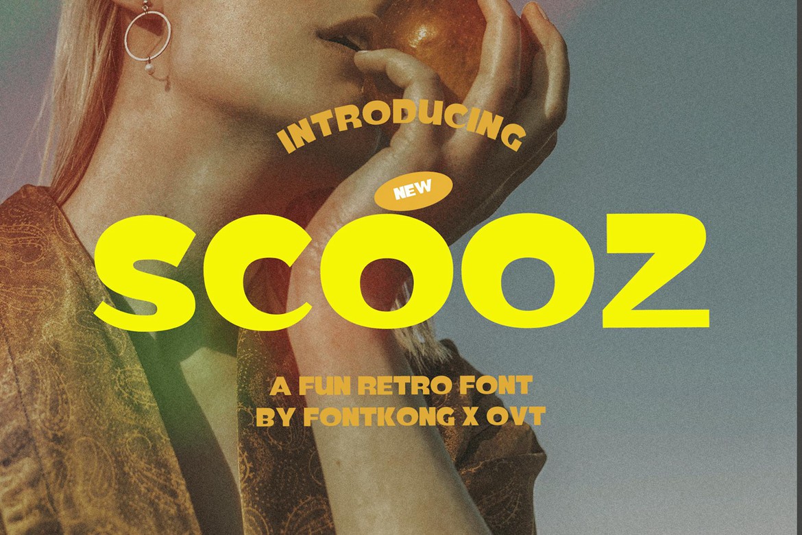 现代复古品牌海报徽标设计无衬线英文字体安装包 Scooz – A Fun Retro Font 设计素材 第1张-素材湾丨精选海外优质设计素材资源 现代复古品牌海报徽标设计无衬线英文字体安装包 Scooz – A Fun Retro Font 设计素材 sucaiwan.com