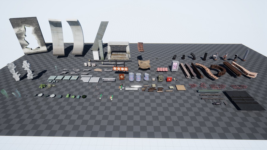 赛博朋克风废弃地铁站场景3D模型UE素材 Metro 15 – Environment Pack 样机素材 第10张-素材湾丨精选海外优质设计素材资源 赛博朋克风废弃地铁站场景3D模型UE素材 Metro 15 – Environment Pack 样机素材 sucaiwan.com