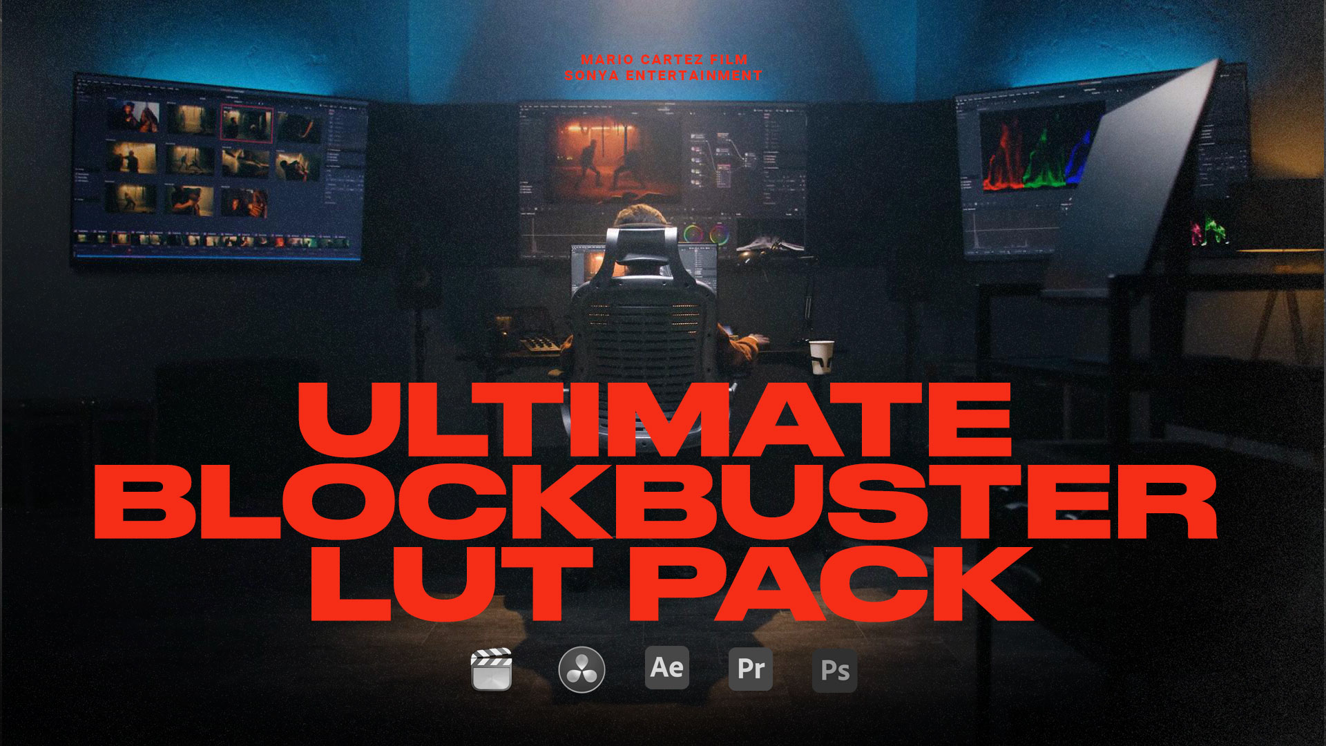 20种全新好莱坞网飞叙事商业电影感色彩分级还原LUT调色预设 Ultimate Blockbuster LUT Pack 插件预设 sucaiwan.com