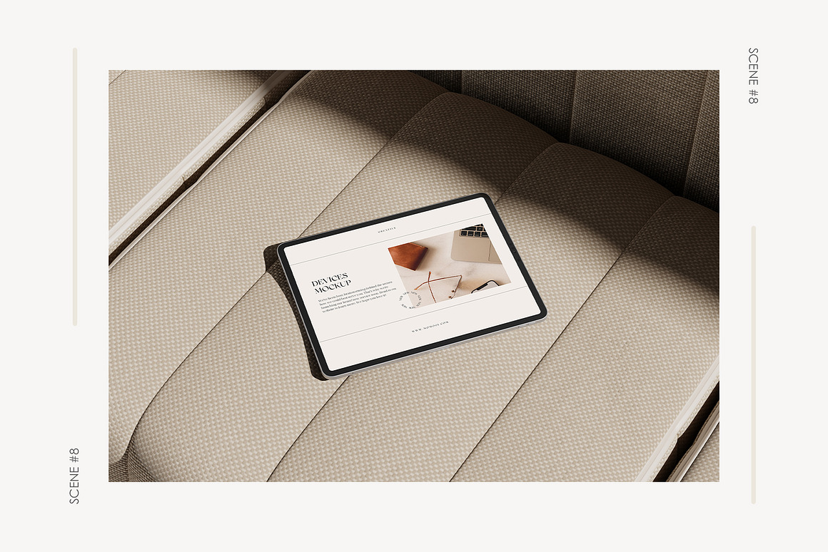 15款文艺苹果iPhone手机iPad平板MacBook笔记本PS贴图样机模板效果图 Luna – Devices Mockup 样机素材 sucaiwan.com