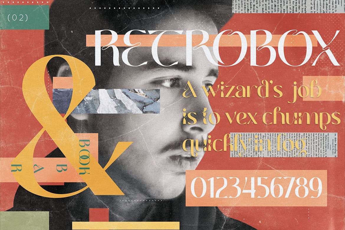 复古风潮奢华魅力现代怀旧徽标设计杂志海报排版英文字体 Brothers DISPLAY TYPEFACE 设计素材 sucaiwan.com