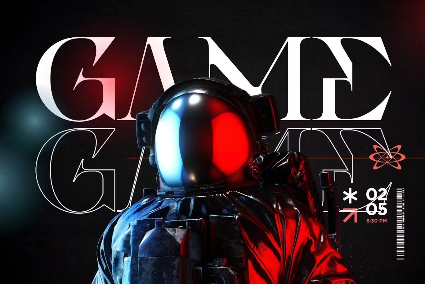 未来科幻复古品牌海报徽标设计衬线英文字体安装包 Glovae Modern – Logo Font 设计素材 sucaiwan.com