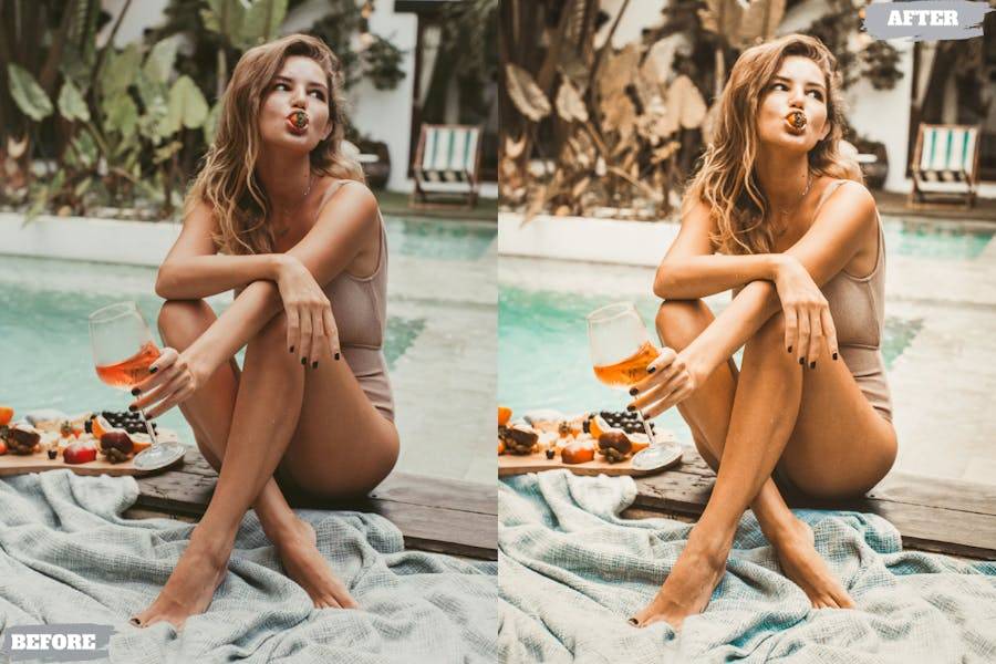 夏天旅行生活博主摄影照片调色Lightroom预设包 Summer Potrait Lightroom Presets Dekstop Mobile 插件预设 sucaiwan.com