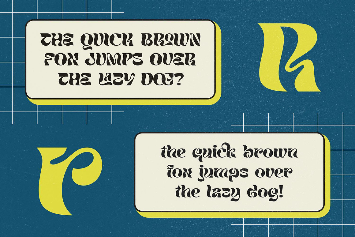 时尚复古扭曲酸性海报杂志标签徽标LOGO设计PSAI英文字体安装包 Groove Tribe Font 设计素材 sucaiwan.com