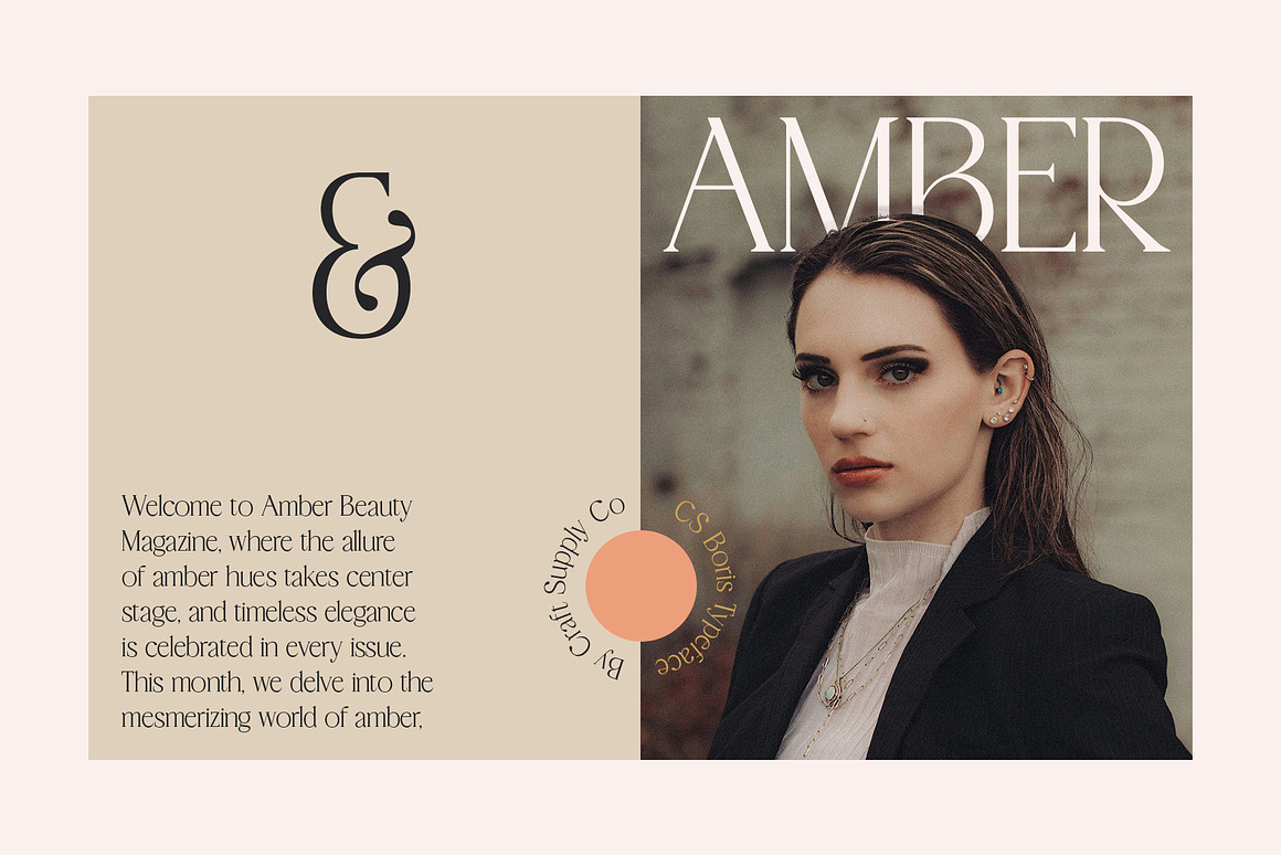 现代时尚品牌杂志海报设计衬线英文字体安装包 CS Boris – Elegant Font 设计素材 第6张-素材湾丨精选海外优质设计素材资源 现代时尚品牌杂志海报设计衬线英文字体安装包 CS Boris – Elegant Font 设计素材 sucaiwan.com