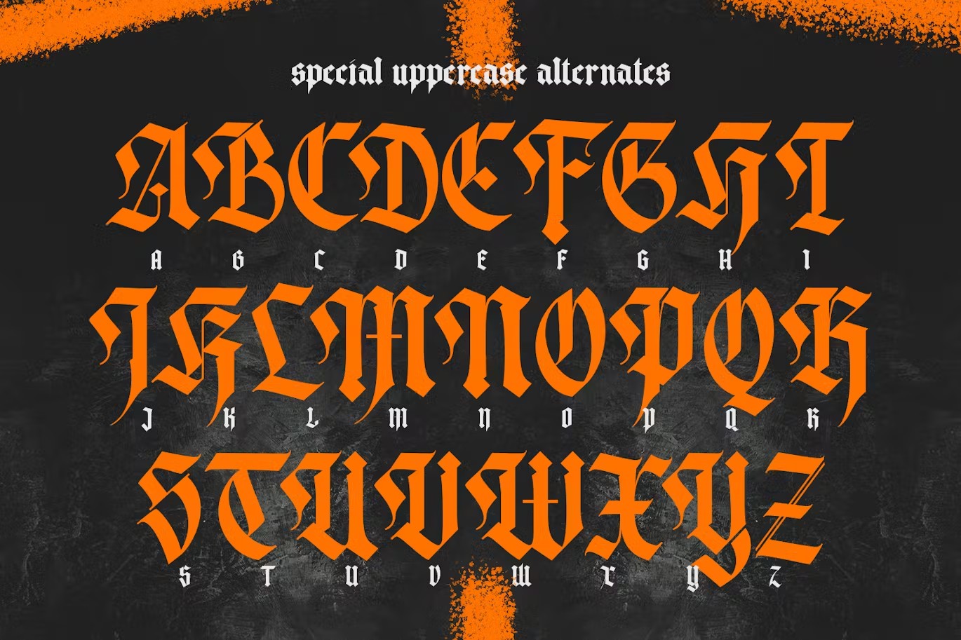 现代包装海报徽标设计装饰黑体英文字体安装包 Dark Heritage – Modern Blackletter Style 设计素材 第9张-素材湾丨精选海外优质设计素材资源 现代包装海报徽标设计装饰黑体英文字体安装包 Dark Heritage – Modern Blackletter Style 设计素材 sucaiwan.com