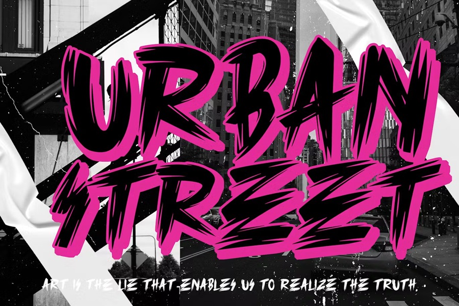 时尚复古品牌服装徽标设计y2k装饰英文字体安装包 Frank Freak Marker Brush Display Font 设计素材 第8张-素材湾丨精选海外优质设计素材资源 时尚复古品牌服装徽标设计y2k装饰英文字体安装包 Frank Freak Marker Brush Display Font 设计素材 sucaiwan.com