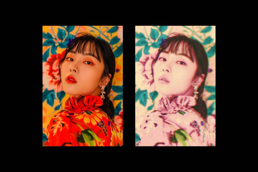 80年代复古VHS信号故障模拟照片效果PS特效滤镜插件样机模板 Retro VHS Photo Effect 插件预设 sucaiwan.com