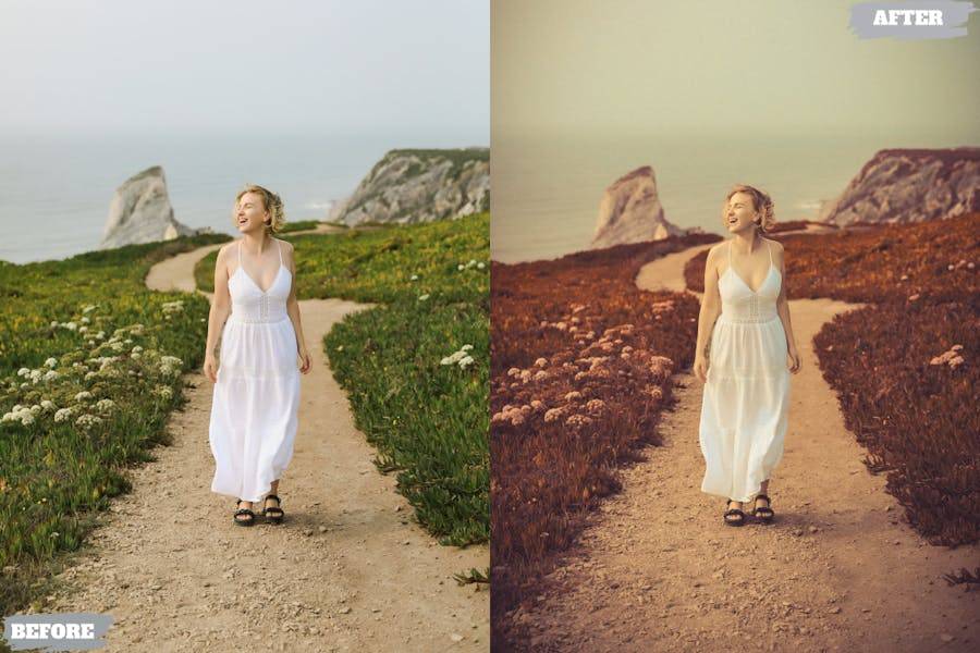 7组经典复古旅行博主电影摄影照片调色Lightroom预设 Classic Film Lightroom Presets Dekstop and Mobile 插件预设 sucaiwan.com