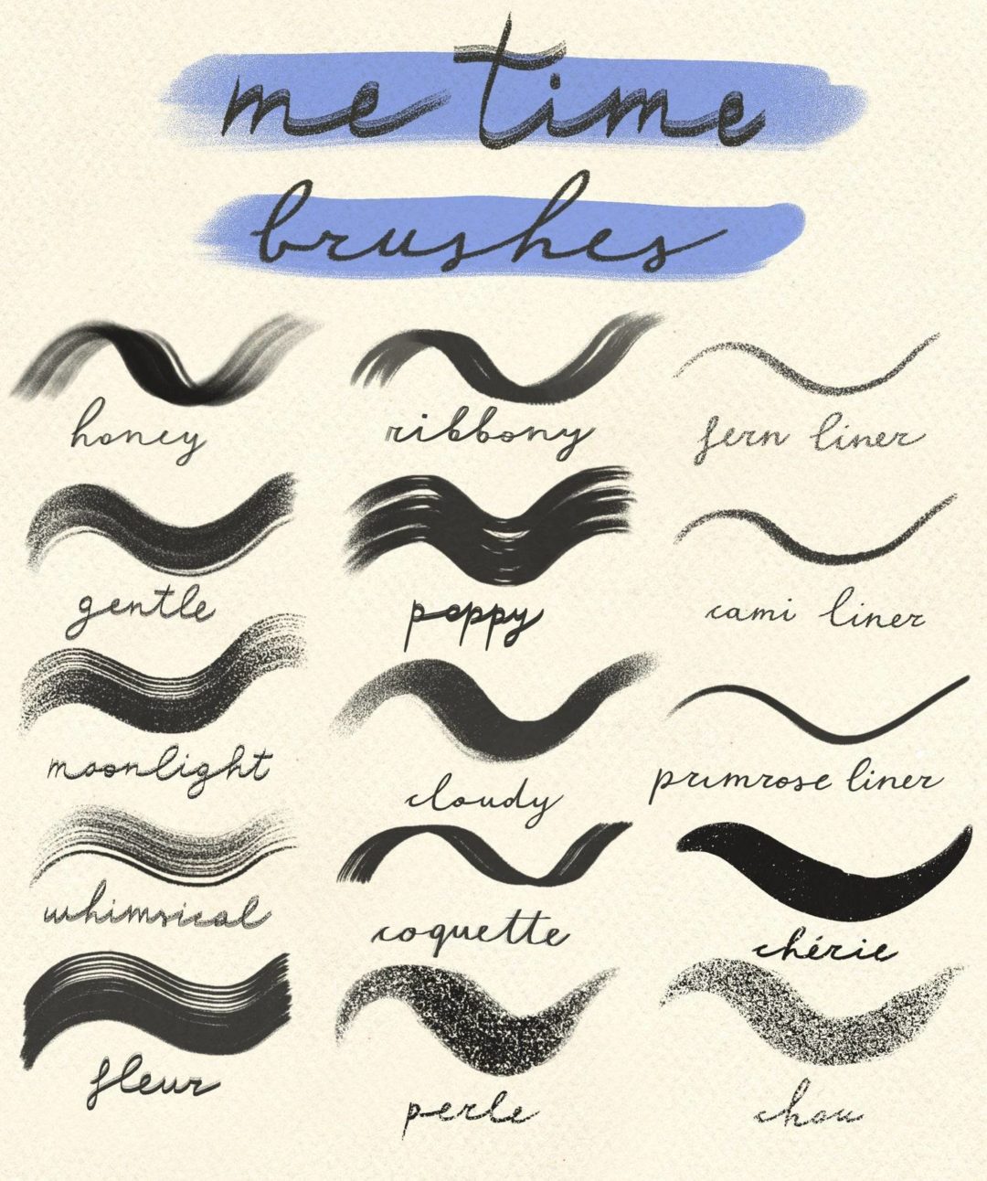 涂鸦风格条纹颗粒线条艺术绘版效果procreate笔刷画笔 Me Time Brush Set for Procreate 笔刷资源 第2张-素材湾丨精选海外优质设计素材资源 涂鸦风格条纹颗粒线条艺术绘版效果procreate笔刷画笔 Me Time Brush Set for Procreate 笔刷资源 sucaiwan.com