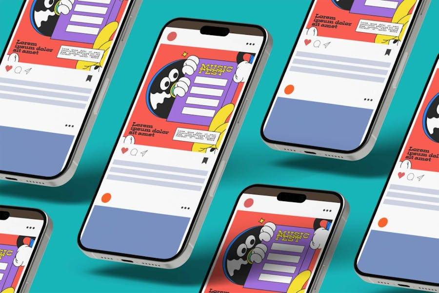 蓝色拟人化卡通手绘音乐人物插画AI矢量设计素材套装 Blue Hand Drawn Music Character Illustration Set 图片素材 第2张-素材湾丨精选海外优质设计素材资源 蓝色拟人化卡通手绘音乐人物插画AI矢量设计素材套装 Blue Hand Drawn Music Character Illustration Set 图片素材 sucaiwan.com