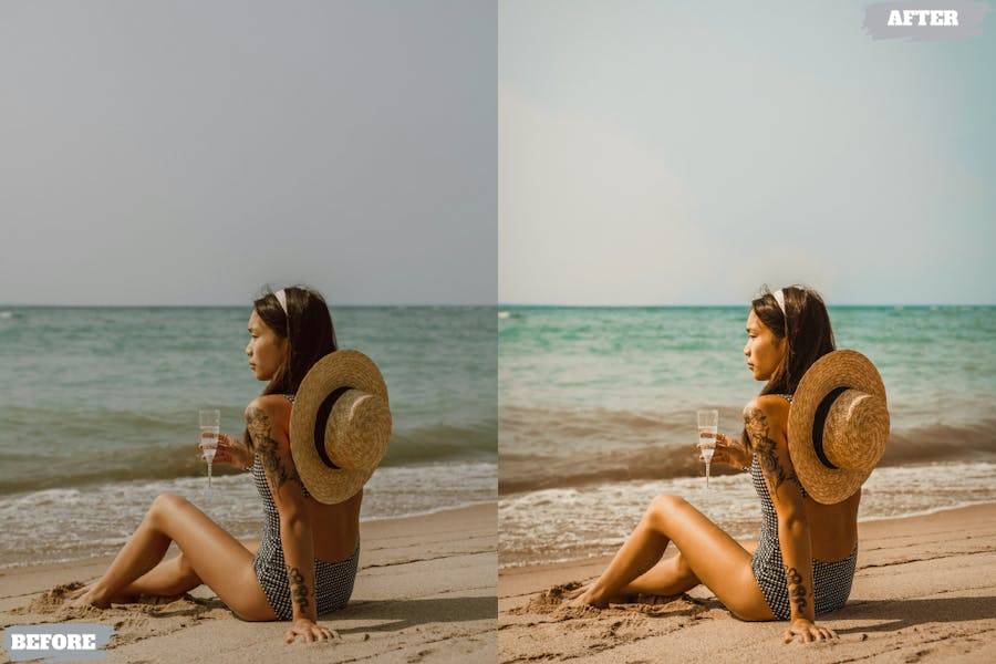 夏天旅行生活博主摄影照片调色Lightroom预设包 Summer Potrait Lightroom Presets Dekstop Mobile 插件预设 sucaiwan.com