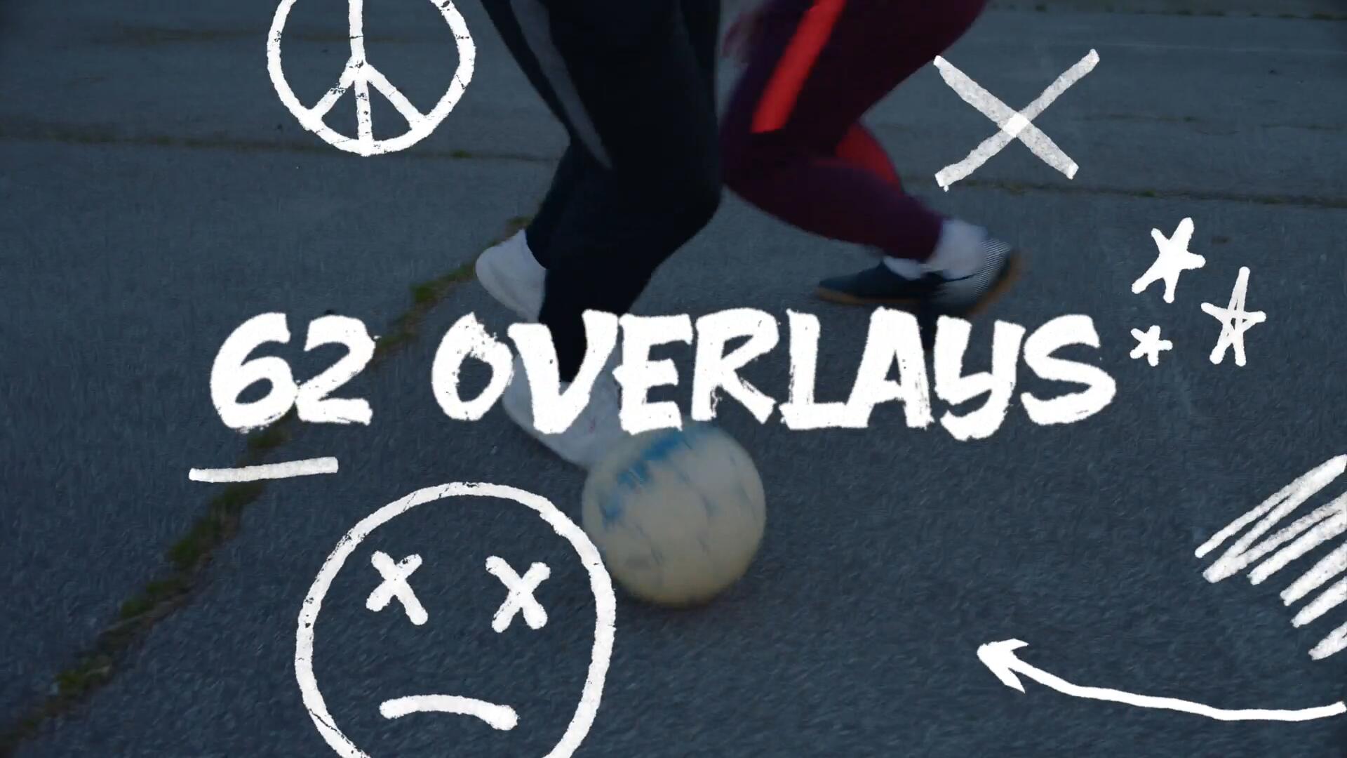 FCPX插件：81个复古马克笔街头涂鸦喷漆笔迹符号箭头数字图形动画设计元素 , sucaiwan.com