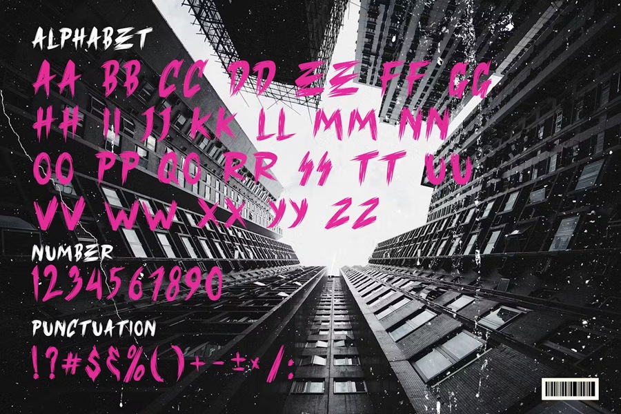 时尚复古品牌服装徽标设计y2k装饰英文字体安装包 Frank Freak Marker Brush Display Font 设计素材 第2张-素材湾丨精选海外优质设计素材资源 时尚复古品牌服装徽标设计y2k装饰英文字体安装包 Frank Freak Marker Brush Display Font 设计素材 sucaiwan.com