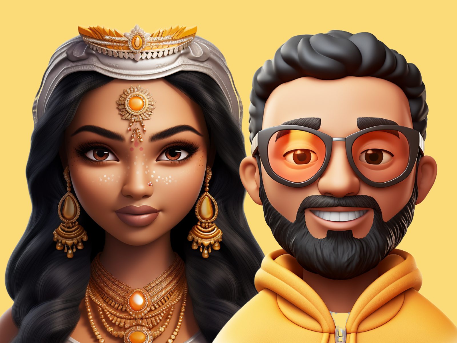 100+潮流3D Animoji卡通数字角色头像素材合集 Animoji avatars 图标素材 sucaiwan.com