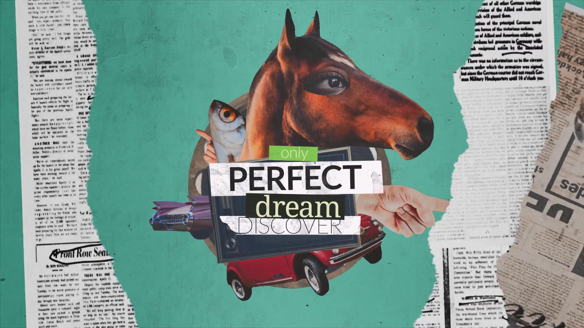 AE模板 潮流人物建筑纸张剪贴画拼贴画定格动画促销海报视频特效 Collage Art Promo 影视音频 sucaiwan.com