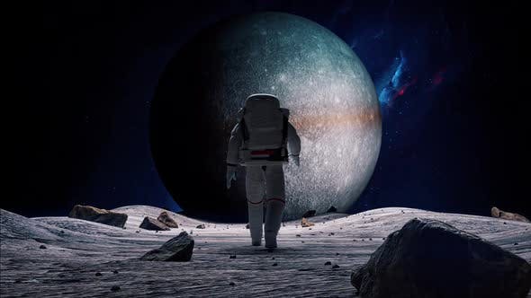 VJ视频素材：独行月球漫步循环视频素材 , sucaiwan.com