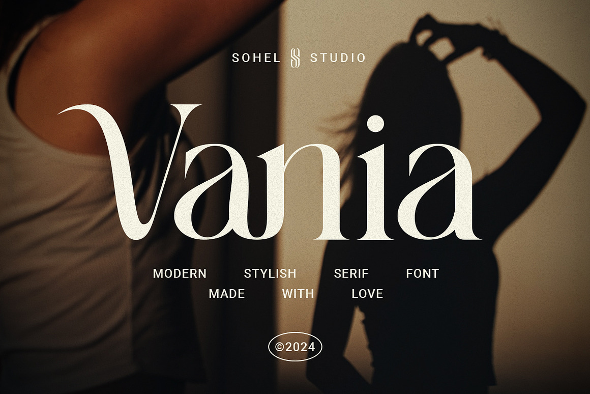 现代时尚杂志品牌包装设计衬线英文字体安装包 Vania – Elegant Beauty Branding Serif 设计素材 第1张-素材湾丨精选海外优质设计素材资源 现代时尚杂志品牌包装设计衬线英文字体安装包 Vania – Elegant Beauty Branding Serif 设计素材 sucaiwan.com