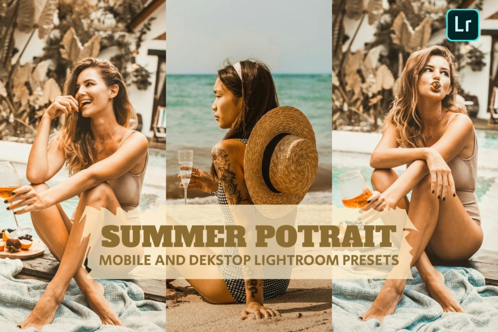夏天旅行生活博主摄影照片调色Lightroom预设包 Summer Potrait Lightroom Presets Dekstop Mobile 插件预设 sucaiwan.com