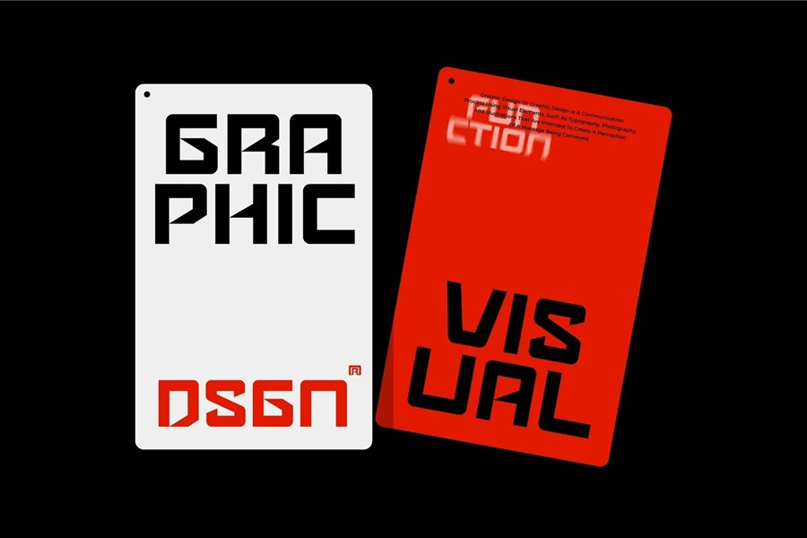 未来派科幻电影海报杂志设计排版科技感英文字体 Gadems - Futuristic Font 设计素材 sucaiwan.com