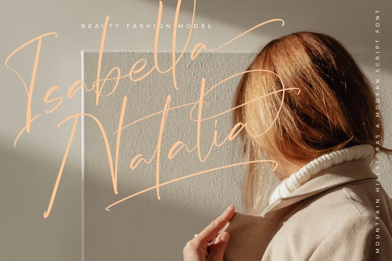 优雅品牌海报媒体印刷设计手写英文字体安装包 Mounttain Hillstoras Modern Script Font 设计素材 sucaiwan.com