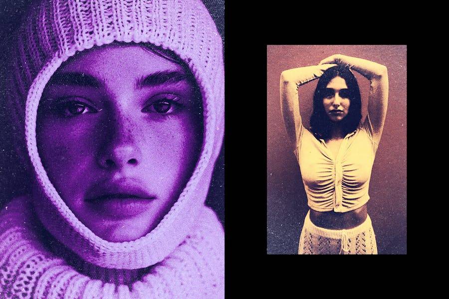 复古灰尘颗粒照片效果PS特效滤镜插件样机模板设计素材 Retro Grainy Duotone Photo Effect 插件预设 第8张-素材湾丨精选海外优质设计素材资源 复古灰尘颗粒照片效果PS特效滤镜插件样机模板设计素材 Retro Grainy Duotone Photo Effect 插件预设 sucaiwan.com