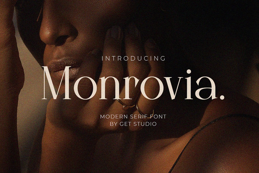 优雅高端现代奢侈品品牌女性婚礼设计英文衬线字体 Monrovia - Modern Serif Font 设计素材 sucaiwan.com
