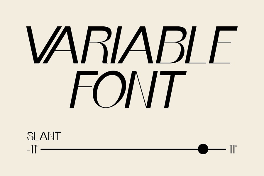 高质量时尚优雅奢侈品牌海报杂志排版英文字体 Brenly - Variable Font 设计素材 sucaiwan.com