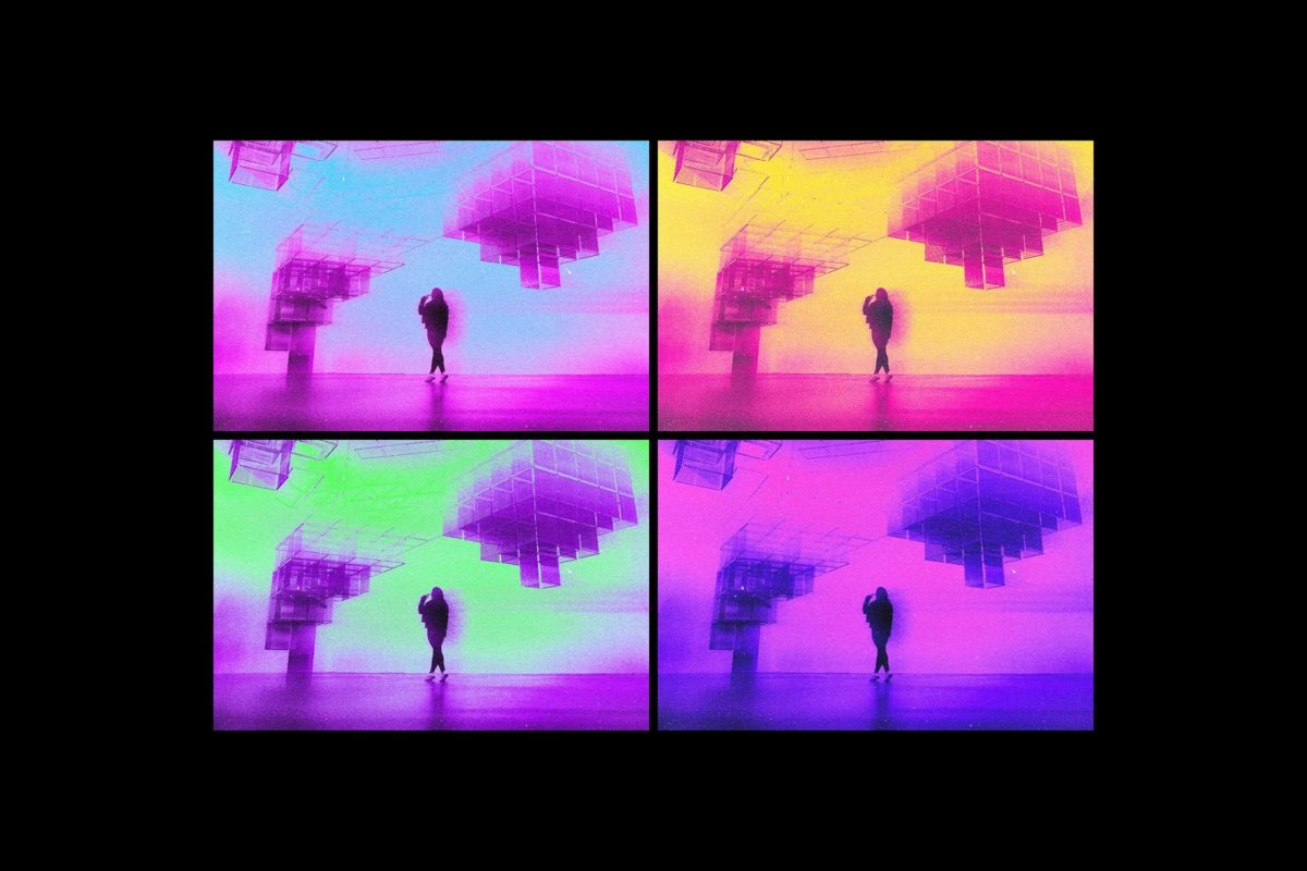 复古怀旧赛博朋克模糊噪点划痕效果照片图片修图PS特效样机模板 Cosmic Grit Photo Effect 插件预设 sucaiwan.com