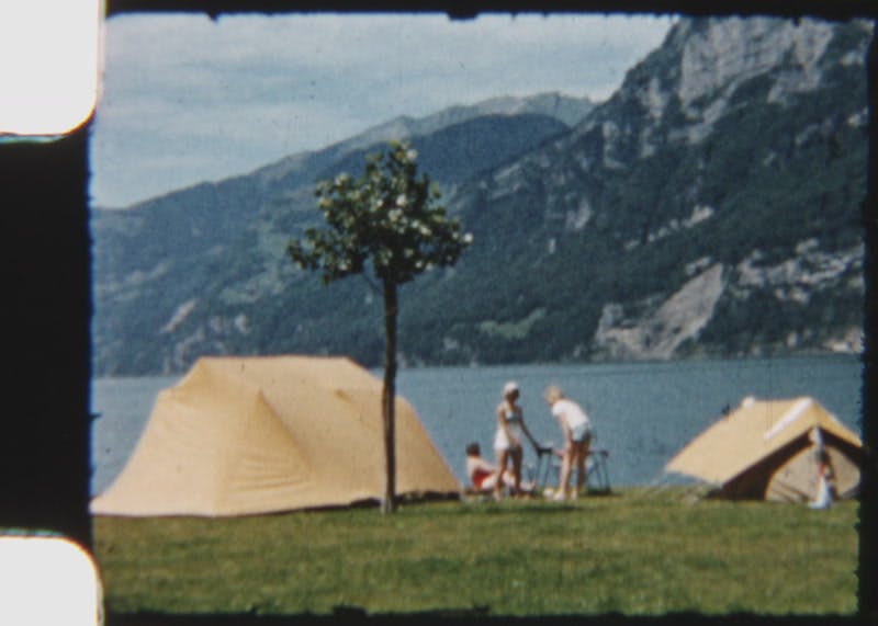 Artlist 11个复古8mm胶片光晕感家庭湖边露营实拍视频素材 Camping by the Lake Vintage 影视音频 sucaiwan.com