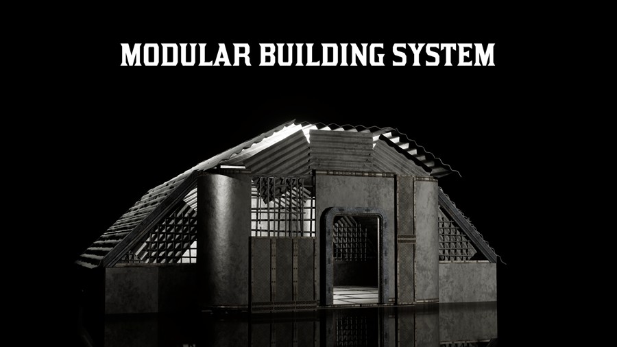 后世界末日科幻沙漠城市小镇避难所ue模型设计素材 Post Apocalyptic Town , 第10张-素材湾丨精选海外优质设计素材资源 后世界末日科幻沙漠城市小镇避难所ue模型设计素材 Post Apocalyptic Town , sucaiwan.com