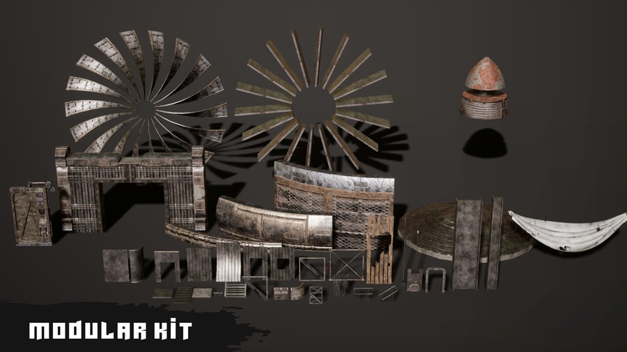 后世界末日科幻沙漠城市小镇避难所ue模型设计素材 Post Apocalyptic Town , 第12张-素材湾丨精选海外优质设计素材资源 后世界末日科幻沙漠城市小镇避难所ue模型设计素材 Post Apocalyptic Town , sucaiwan.com